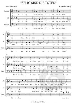 Selig sind die Toten (Wolfgang Merkes) 