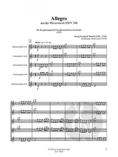 Allegro von Georg Friedrich Händel 