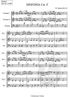Sinfonia 1 in F (Wolfgang Merkes) 
