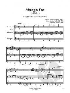Adagio und Fuge F-Dur KV 404a Nr. 3 von Wolfgang Amadeus Mozart 