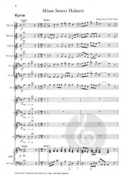 Missa 'Sancti Huberti' von Johann Ries für Soli, SATB, Orchester im Alle Noten Shop kaufen (Partitur)