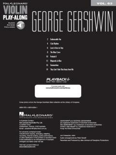 Violin Play-Along Vol. 63: George Gershwin im Alle Noten Shop kaufen