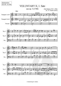 Voluntary op. 5 Nr. 2 - 1. Satz (John Stanley) 