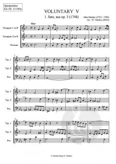 Voluntary op. 5 Nr. 5 - 1. Satz (John Stanley) 