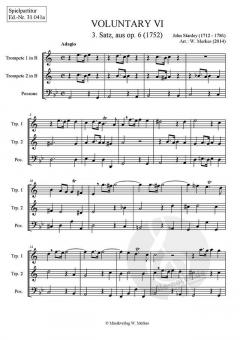 Voluntary op. 6 Nr. 6 - 1. Satz (John Stanley) 