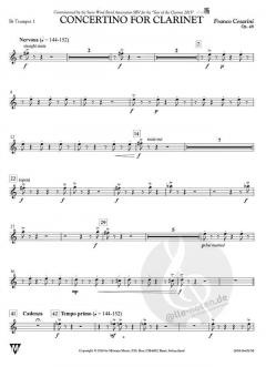 Concertino for Clarinet (Franco Cesarini) 