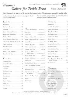 Winners Galore for Treble Brass with CD - Trombone/Euphonium 