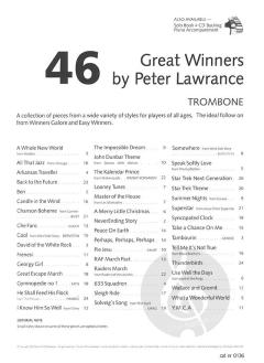 Great Winners for Trombone - Bass Clef with CD 