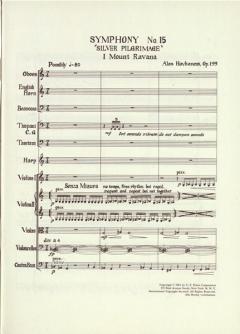Sinfonie Nr. 15 von Alan Hovhaness 