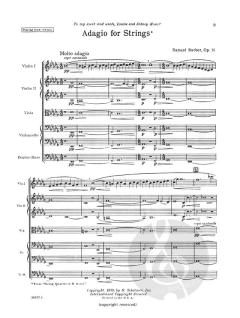 Adagio for Strings Op. 11 von Samuel Barber 