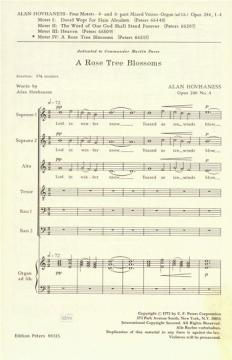 A Rose Tree Blossoms op. 246 Nr. 4 (Alan Hovhaness) 