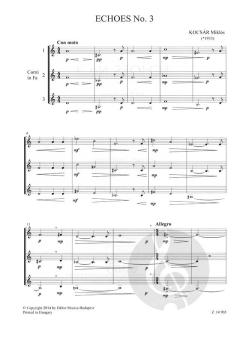Echoes No. 3 von Miklós Kocsár 