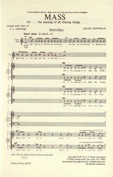 Mass For...The Passing Of All Shinig Things... (A. G: Hoffman) 