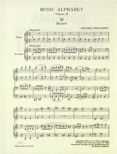 Music Alphabet 2 (M-Z) von Igor Strawinsky für Klavier vierhändig im Alle Noten Shop kaufen