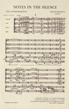 Notes In Silence (Leslie Bassett) 