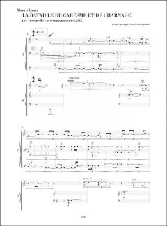 La Bataille De Caresme et De Charnage von Mauro Lanza 