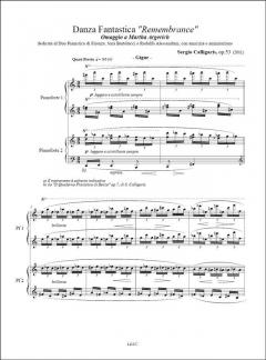 Danza Fantastica 'Remembrance' Op. 53 von Sergio Calligaris für 2 Klaviere im Alle Noten Shop kaufen