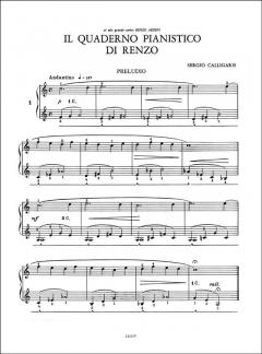Il Quaderno Pianistico di Renzo Op. 7 von Sergio Calligaris 