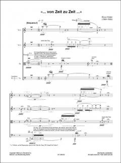 ... von Zeit zu Zeit ...' von Hermann Huber 