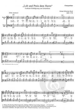Lob und Preis dem Herrn BWV 207 (J.S. Bach) 