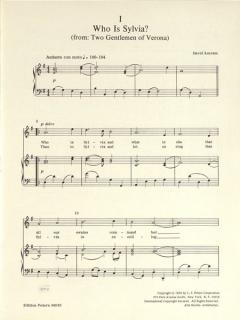 Four Shakespeare Songs von David Amram 