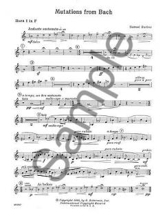 Mutations From Bach (Samuel Barber) 