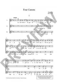 4 Canons von Nino Rota 