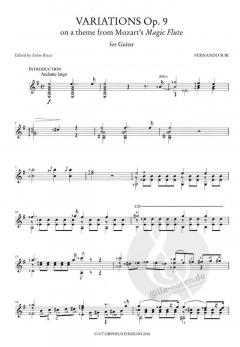 Variations op. 9 von Fernando Sor 