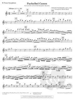 Canon von Johann Pachelbel 