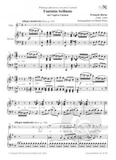 Fantaisie brillante - Scène von Francois Borne für Flöte und Klavier im Alle Noten Shop kaufen