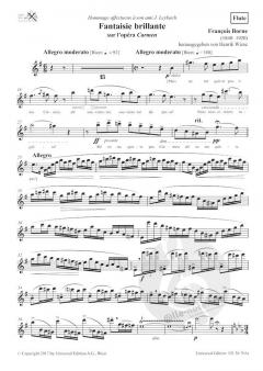 Fantaisie brillante - Scène von Francois Borne für Flöte und Klavier im Alle Noten Shop kaufen