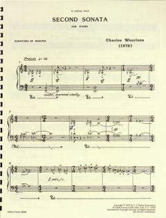 Second Sonata für Klavier von Charles Wuorinen im Alle Noten Shop kaufen
