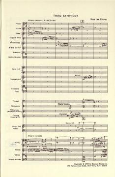 Sinfonie Nr. 3 von Ross Lee Finney für großes Orchester im Alle Noten Shop kaufen