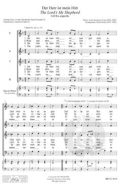 Der Herr ist mein Hirt - The Lord's My Shepherd (Jessie Seymour Irvine) 
