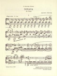 Sonate von Quincy Porter für Klavier im Alle Noten Shop kaufen