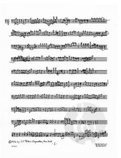 String bass exercise von Christian Wolff 