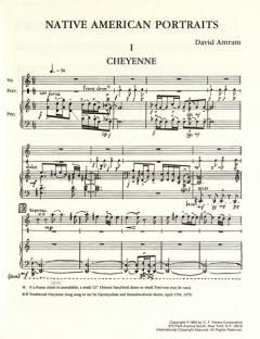 Native American Portraits (David Amram) 