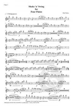 Shake 'N' Swing von Mike Walton für 4 Flöten im Alle Noten Shop kaufen