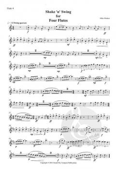 Shake 'N' Swing von Mike Walton für 4 Flöten im Alle Noten Shop kaufen