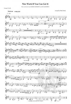 Nice Work If You Can Get It von George Gershwin für 4 Trompeten in B im Alle Noten Shop kaufen