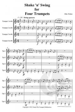 Shake and Swing von Mike Walton für 4 Trompeten im Alle Noten Shop kaufen