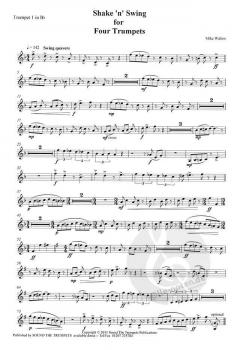 Shake and Swing von Mike Walton für 4 Trompeten im Alle Noten Shop kaufen