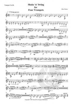 Shake and Swing von Mike Walton für 4 Trompeten im Alle Noten Shop kaufen