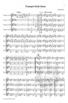 Trumpet Sixth Sense von Mike Walton für 4 Trompeten in B im Alle Noten Shop kaufen