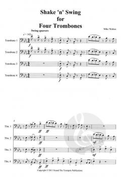 Shake And Swing von Mike Walton für 4 Posaunen im Alle Noten Shop kaufen