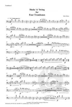 Shake And Swing von Mike Walton für 4 Posaunen im Alle Noten Shop kaufen