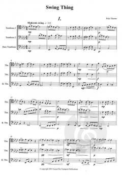 Swing Thing von Peter Thorne für 3 Posaunen im Alle Noten Shop kaufen