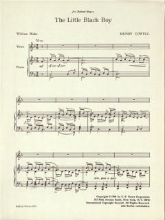 The Little Black Boy von Henry Cowell 
