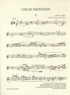 Cheap Imitation von John Cage 