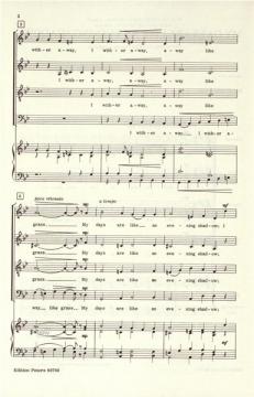 My Days Are Like An Evening Shadow (Arthur Berger) 